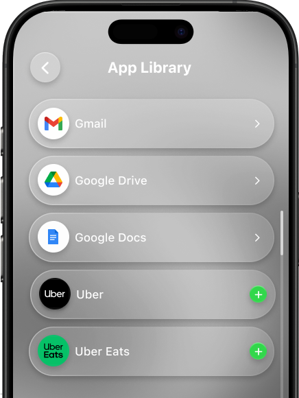 Apps Interface